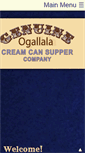 Mobile Screenshot of ogallalacreamcansupper.com